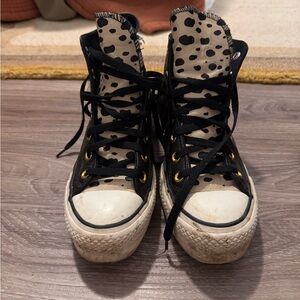 Converse CUSTOM Leather High-Top Sneakers